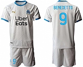 2020-21 Olympique de Marseille 9 BENEDETTO Home Soccer Jersey,baseball caps,new era cap wholesale,wholesale hats